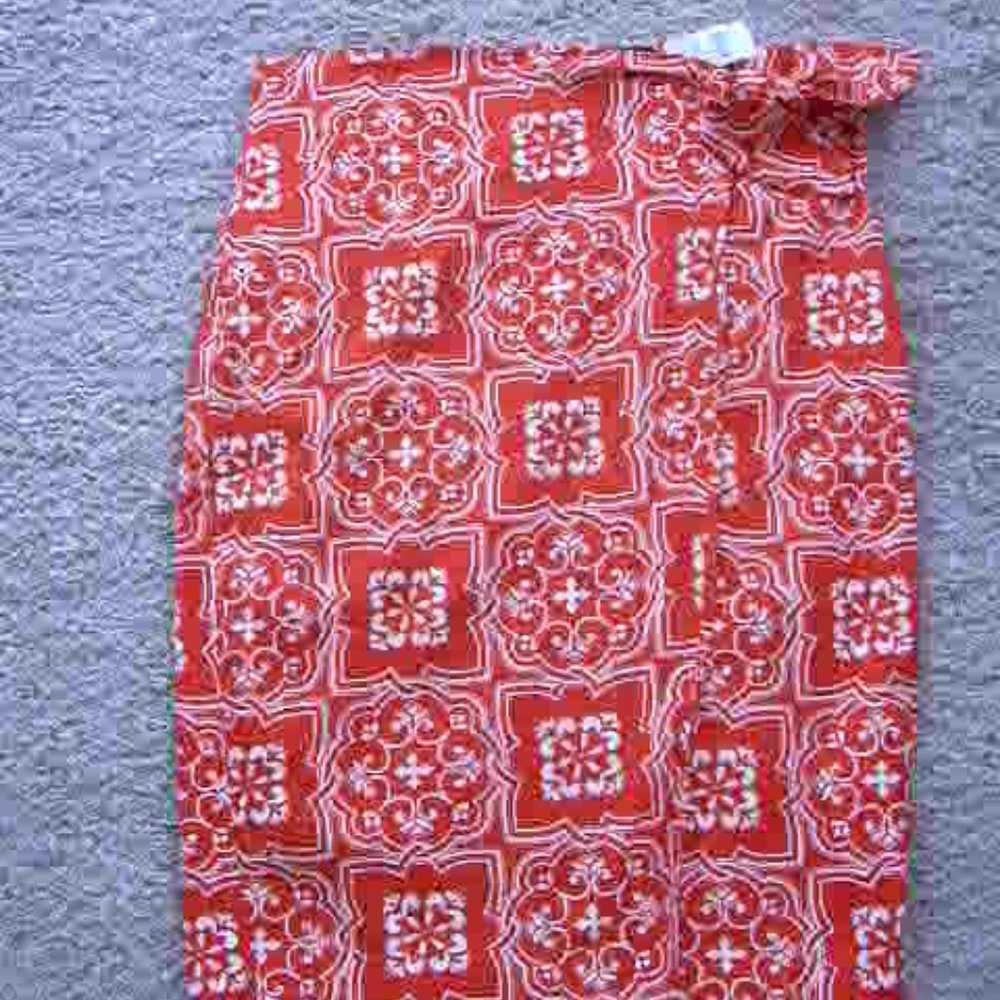 New Ann Taylor Size 6 Orange Faux Wrap Skirt Marakesh NWT Lined